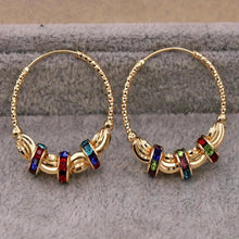 Load image into Gallery viewer, Prism Glow Hoop Earrings