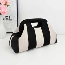 Load image into Gallery viewer, Woven Striped Makeup Bag