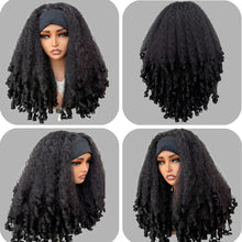 Load image into Gallery viewer, Synthetic Afro Curly Headband Wig
