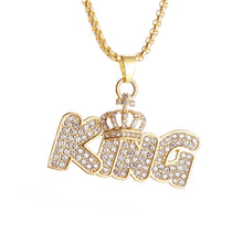 Load image into Gallery viewer, Crossfire Crystal Pendant Necklace
