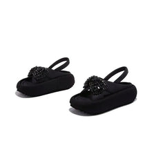 Load image into Gallery viewer, Petal Glam Slingback Sandals