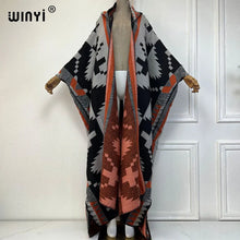 Load image into Gallery viewer, Hooded Luxe Poncho Coat Dress