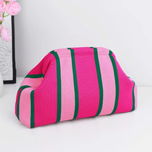 Load image into Gallery viewer, Woven Striped Makeup Bag