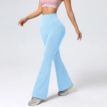 Load image into Gallery viewer, Seamless High-Waisted Flare Pants