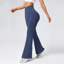 Load image into Gallery viewer, Seamless High-Waisted Flare Pants