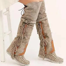 Load image into Gallery viewer, Desert Dance Fringe Boots