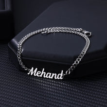 Load image into Gallery viewer, Personalized Cuban Chain Anklet