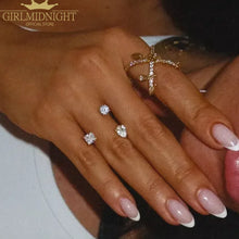Load image into Gallery viewer, Crystal Gold Ring