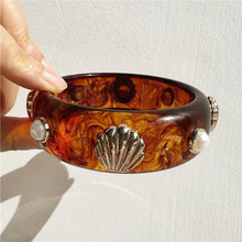 Load image into Gallery viewer, Marble Muse Statement Bangle
