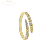 Load image into Gallery viewer, Crystal Gold Ring