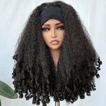 Load image into Gallery viewer, Synthetic Afro Curly Headband Wig