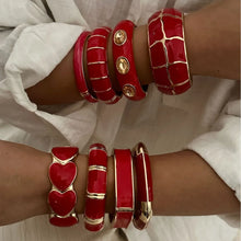 Load image into Gallery viewer, Crystal Red Bracelet