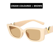 Load image into Gallery viewer, Retro Noir Rectangle Sunglasses