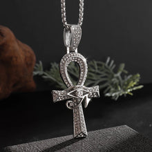 Load image into Gallery viewer, Crossfire Crystal Pendant Necklace