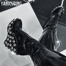Load image into Gallery viewer, Silver Platform Boots