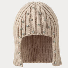 Load image into Gallery viewer, Snow Glow Rhinestone Earflap Hat