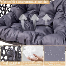 Load image into Gallery viewer, Wicker Loveseat Removable Cushions
