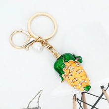 Load image into Gallery viewer, Fruit Glass Charm Keychain