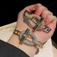 Load image into Gallery viewer, Crystal Gate Openwork Bangle