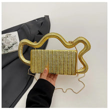 Load image into Gallery viewer, Rich Girl Gold Statement Bag