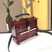 Load image into Gallery viewer, Piano Shape Statement Crossbody Bag