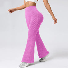 Load image into Gallery viewer, Seamless High-Waisted Flare Pants
