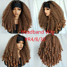 Load image into Gallery viewer, Synthetic Afro Curly Headband Wig