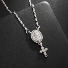 Load image into Gallery viewer, Crossfire Crystal Pendant Necklace