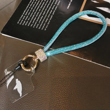 Load image into Gallery viewer, Crystal Phone Wristlet Charm