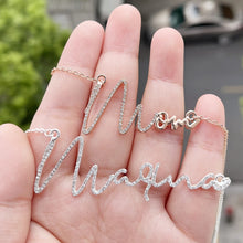 Load image into Gallery viewer, Crystal Personalized Necklace