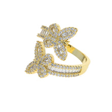 Load image into Gallery viewer, Iced Rectangle Eternity Ring