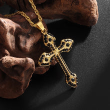 Load image into Gallery viewer, Crossfire Crystal Pendant Necklace
