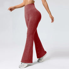 Load image into Gallery viewer, Seamless High-Waisted Flare Pants