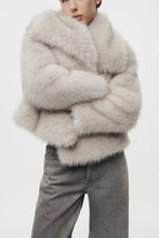 Load image into Gallery viewer, Artificial Fur Mink Coat