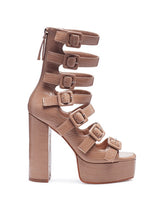 Load image into Gallery viewer, LONDON RAG SAROUCHI CAGED HIGH HEEL BUCKLE SANDAL