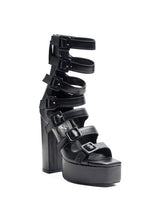 Load image into Gallery viewer, LONDON RAG SAROUCHI CAGED HIGH HEEL BUCKLE SANDAL