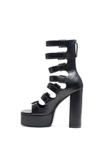 Load image into Gallery viewer, LONDON RAG SAROUCHI CAGED HIGH HEEL BUCKLE SANDAL