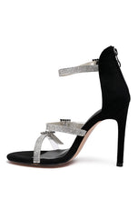 Load image into Gallery viewer, INES BLING STRAP HIGH HEEL SANDALS