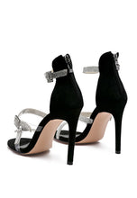 Load image into Gallery viewer, INES BLING STRAP HIGH HEEL SANDALS