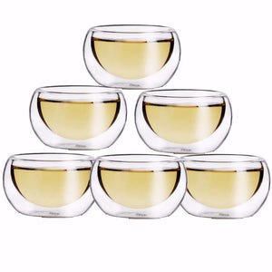 50ML Elegant Clear Drinking Cup Heat Resistant - My Girlfriend's Closet STL Boutique 