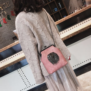 Messenger Bags for Women PU Leather Tassel Fashion Frame Bag - My Girlfriend's Closet STL Boutique 