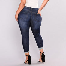 Load image into Gallery viewer, Plus Size High Elastic True Denim Skinny Distressed Jean - My Girlfriend&#39;s Closet STL Boutique 