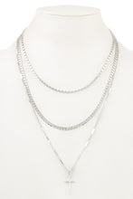 Load image into Gallery viewer, Mix chain layered cross pendant necklace - My Girlfriend&#39;s Closet STL Boutique 