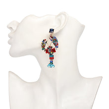 Load image into Gallery viewer, 2Colors Rhinestone Lobster Dangle Earrings more colors available Click link - My Girlfriend&#39;s Closet STL Boutique 