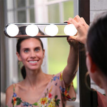 Load image into Gallery viewer, 4 Bulb Hollywood Led Makeup Mirror Light Suction Cup Installation - My Girlfriend&#39;s Closet STL Boutique 