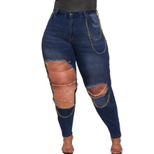 Load image into Gallery viewer, Chain Wash Oversized Jeans