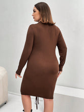 Load image into Gallery viewer, Plus Size Retro Hip Dress