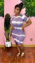 Load image into Gallery viewer, Plus Size Tie Dye Printed Dress