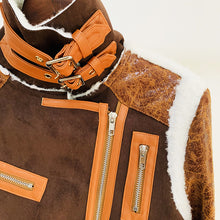Load image into Gallery viewer, Winter Fur Stitching Short Jacket