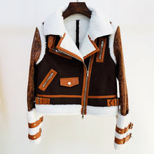Load image into Gallery viewer, Winter Fur Stitching Short Jacket